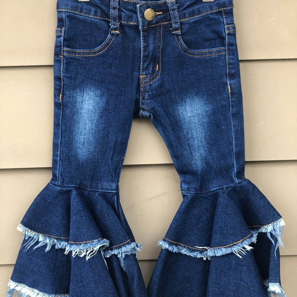 Flared Denim Jeans